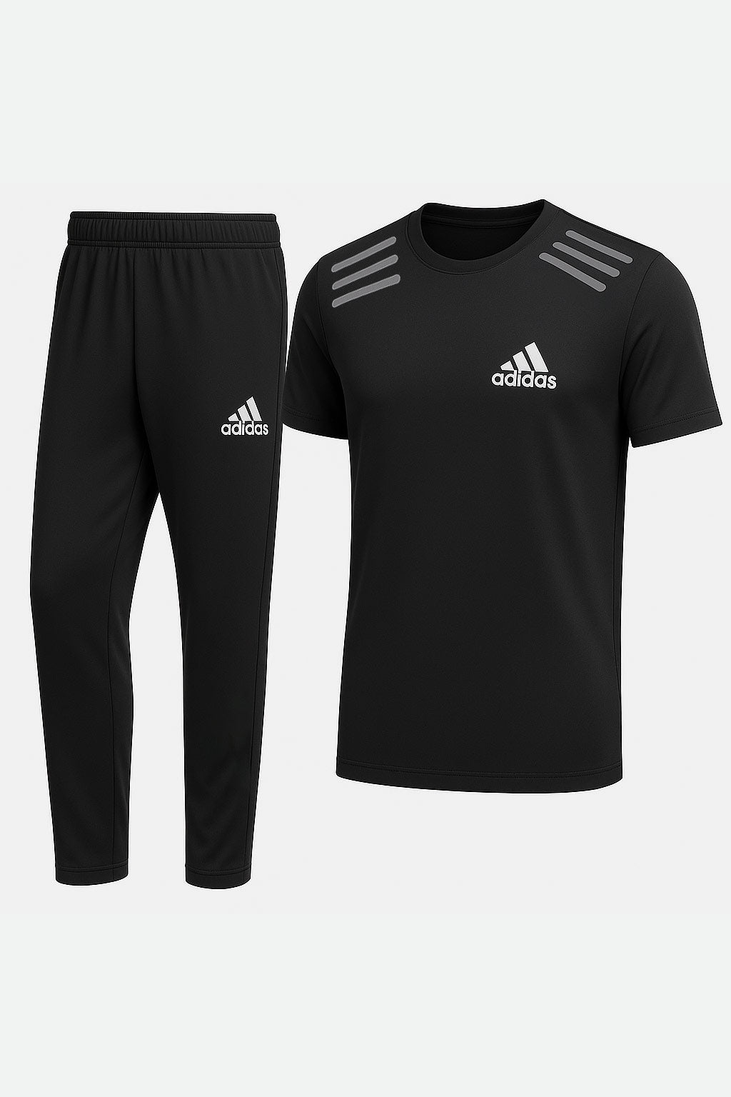 Adi Black Tracksuit for Men - Lightweight, Stretchable and Super Comfy