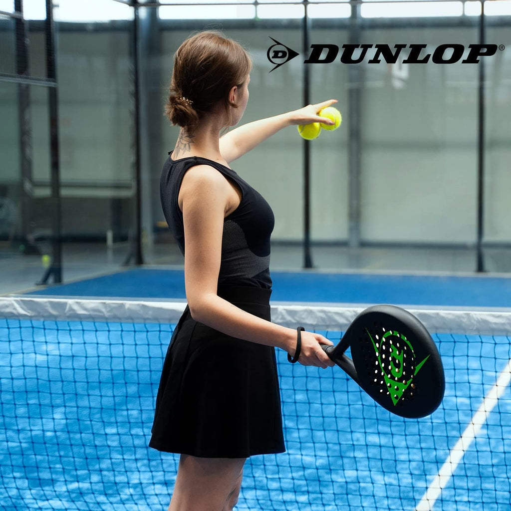 Dunlop Sports Rocket Ultra Padel Racket, Black/Green