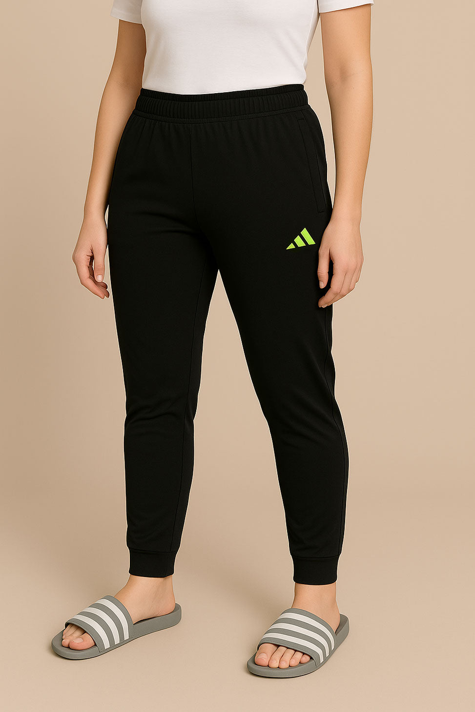 Black Adi Trouser For Women - For Running, Gym and Casual Wear