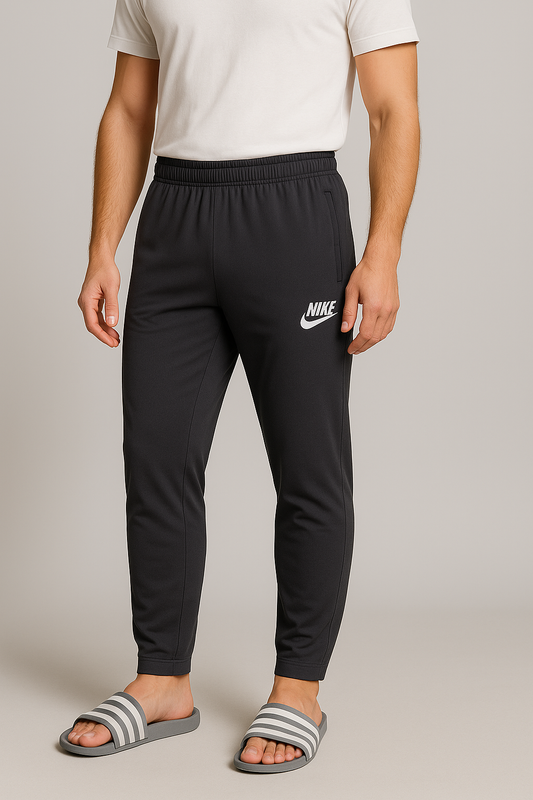 Nik Super Soft Black Trouser For Men - For Running, Gym and Casual Wear