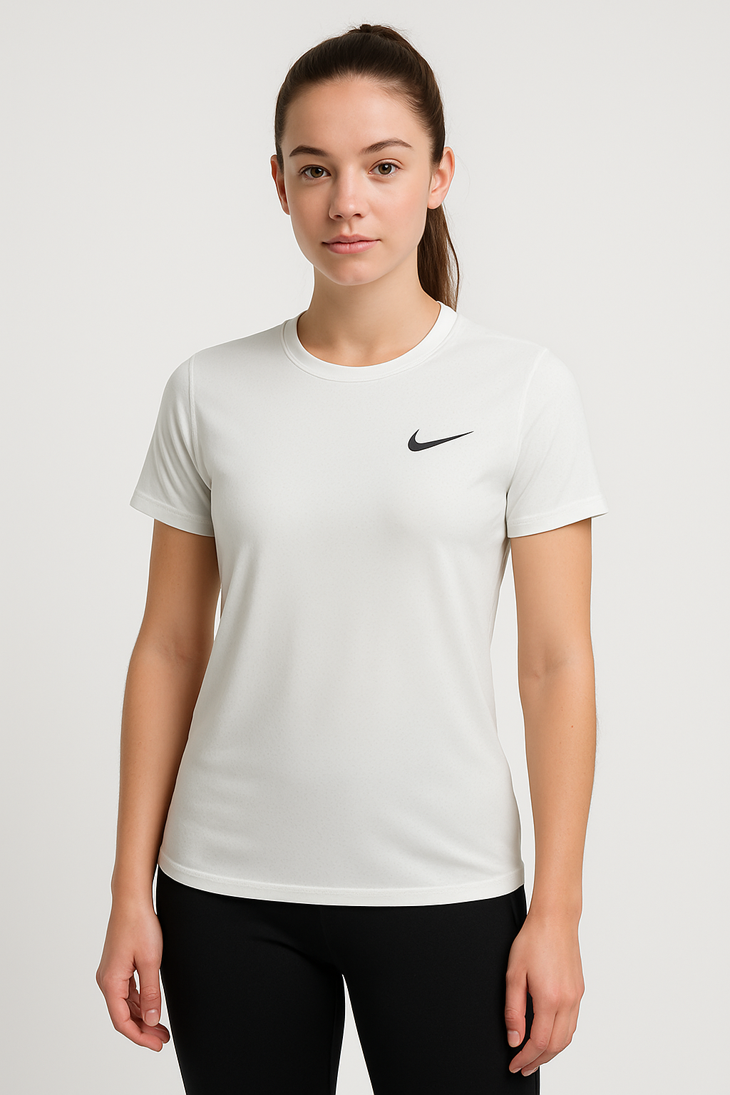 Nik Drifit Mesh T-Shirt. Breathable Material for Women