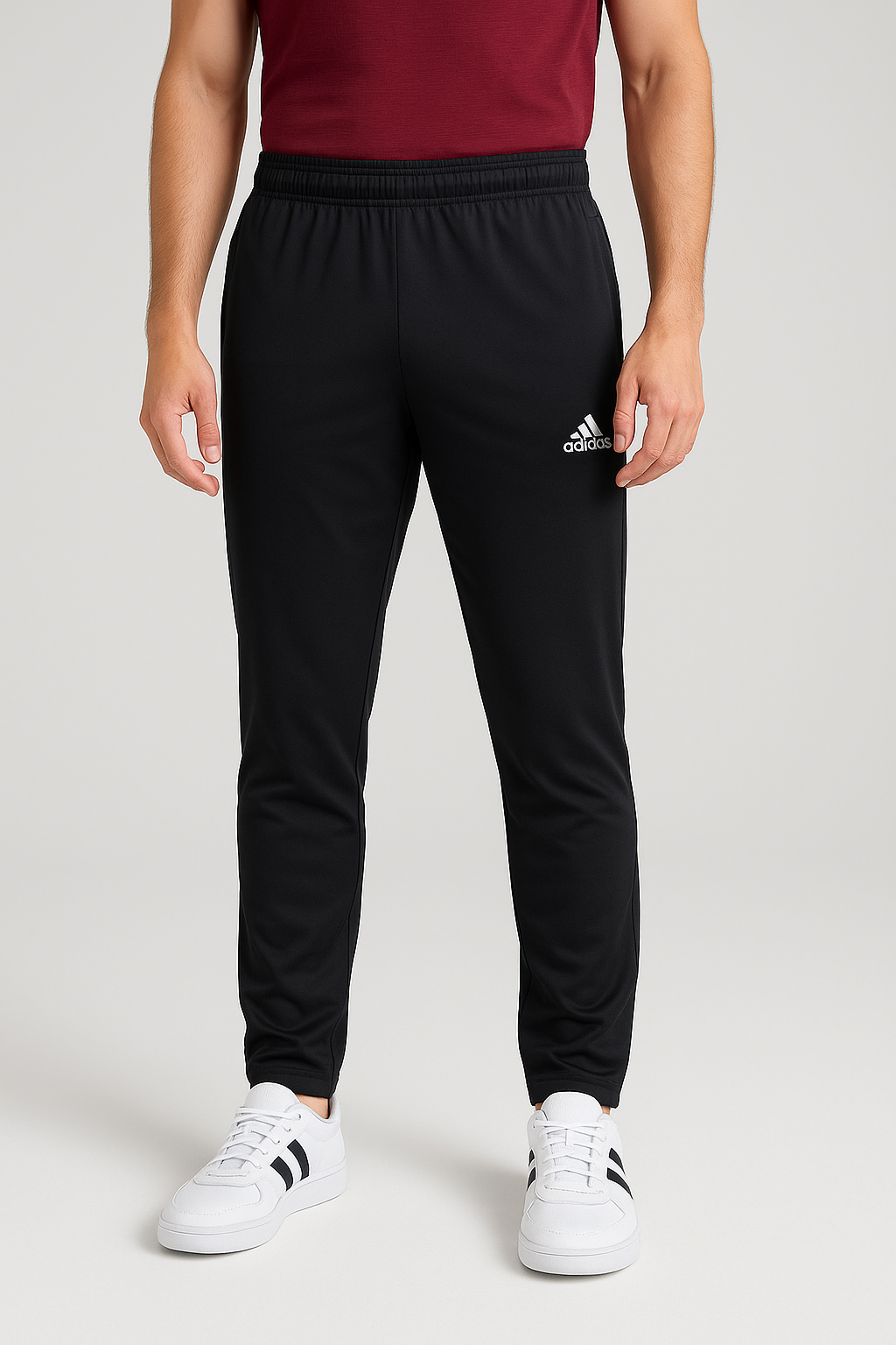 Adi Black Trouser For Men - For Running, Gym and Casual Wear