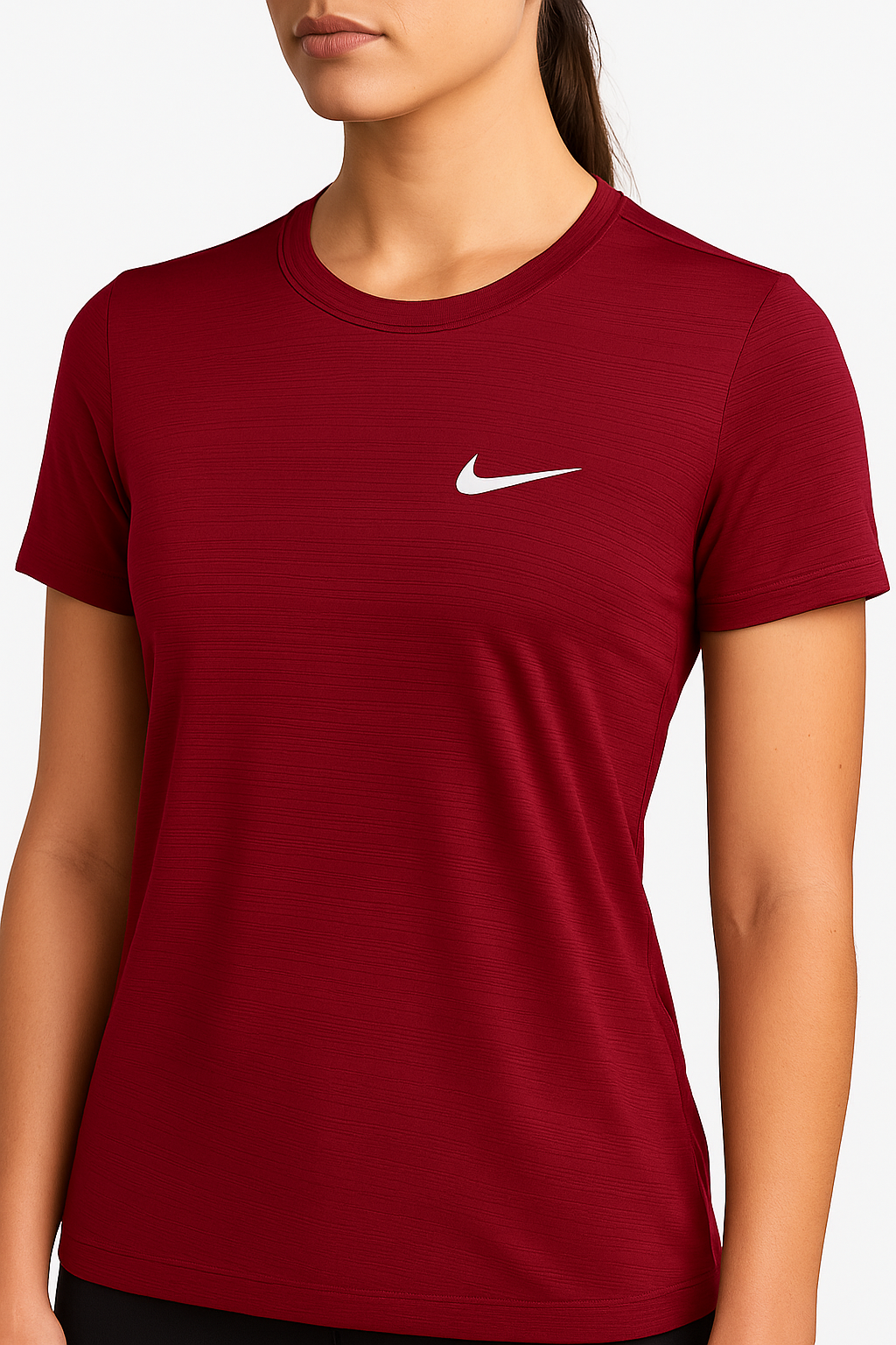Nik Super Comfortable Drifit Textured T-Shirt for Women