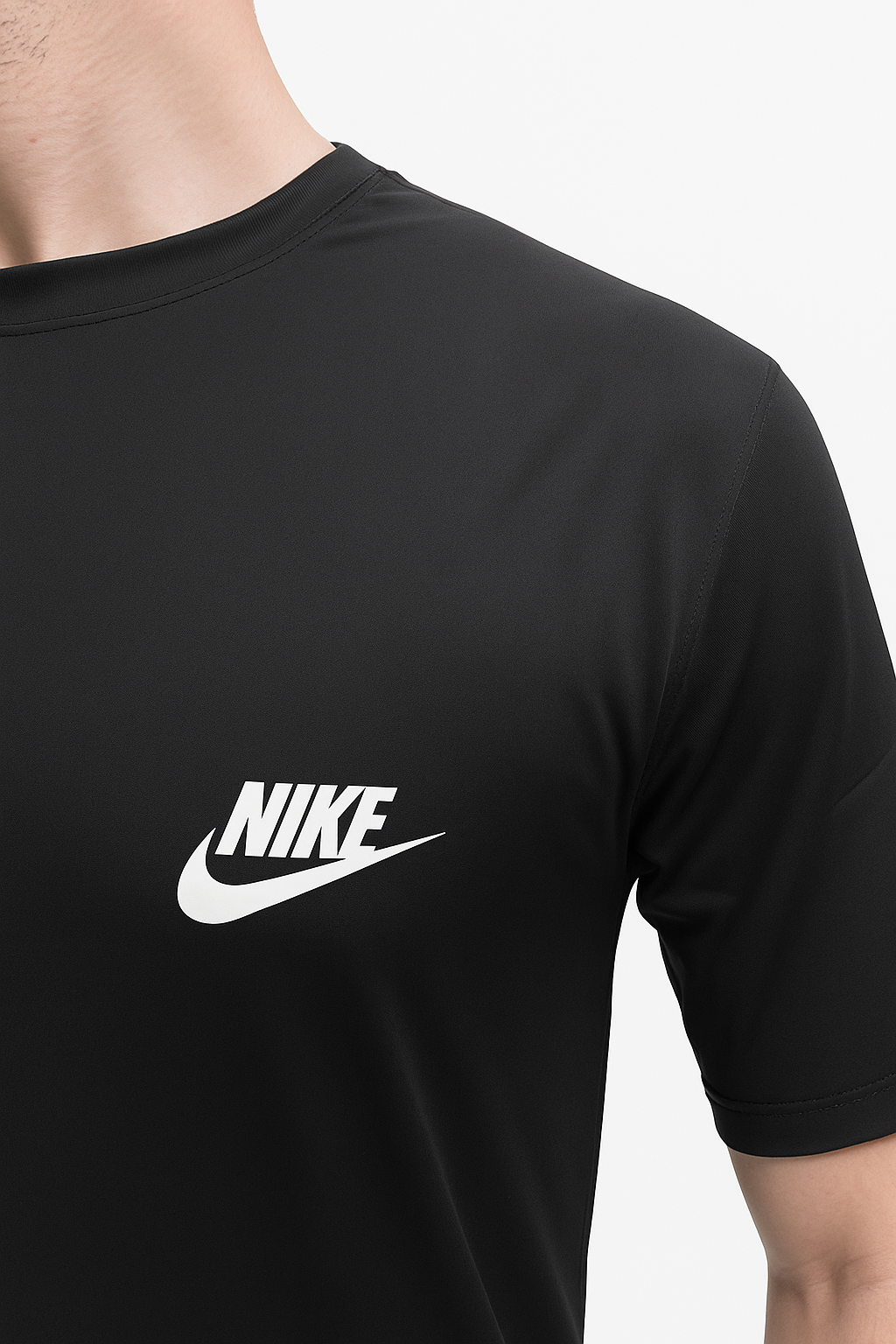 Nik Black T-Shirt. Super Soft and Comfy