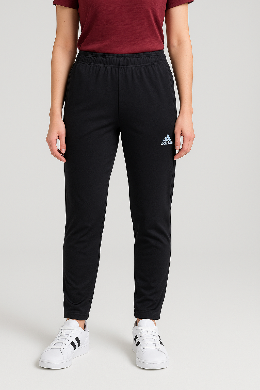 Adi Black Trouser For Women - For Running, Gym and Casual Wear