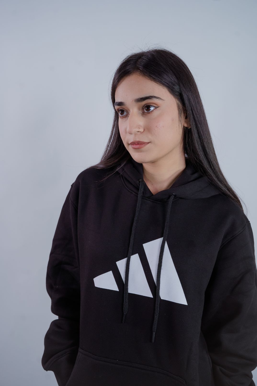 Premium Women’s Black Hoodie – Soft, High Quality Daily Wear