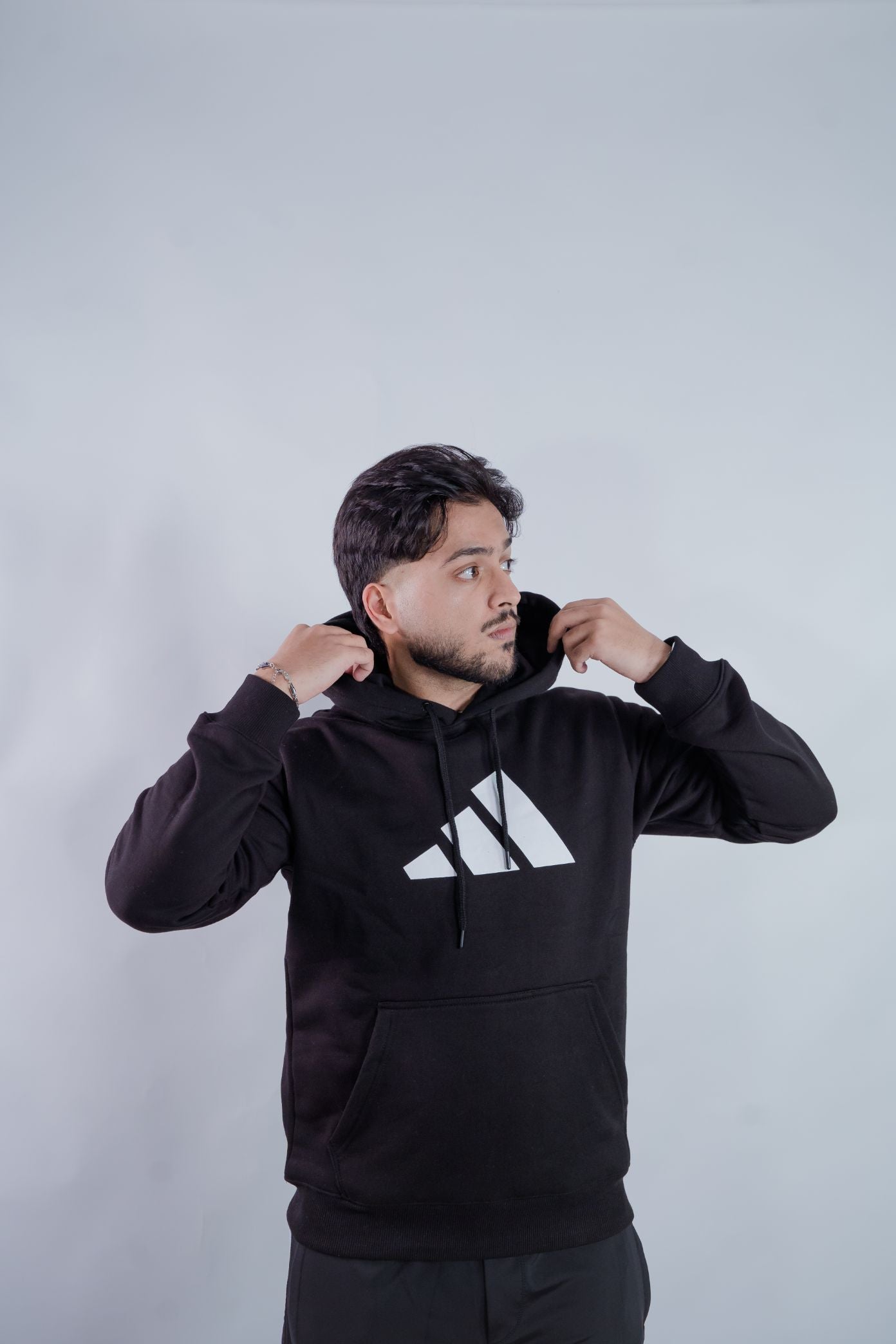 Premium Men’s Black Hoodie – Soft, High Quality Daily Wear