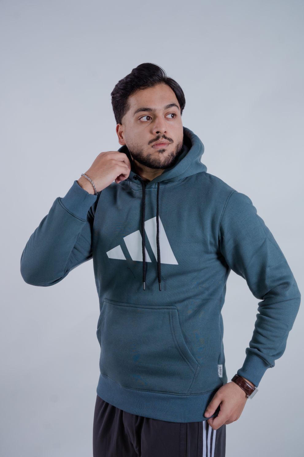 Premium Men’s Teal Hoodie – Soft, High Quality Daily Wear