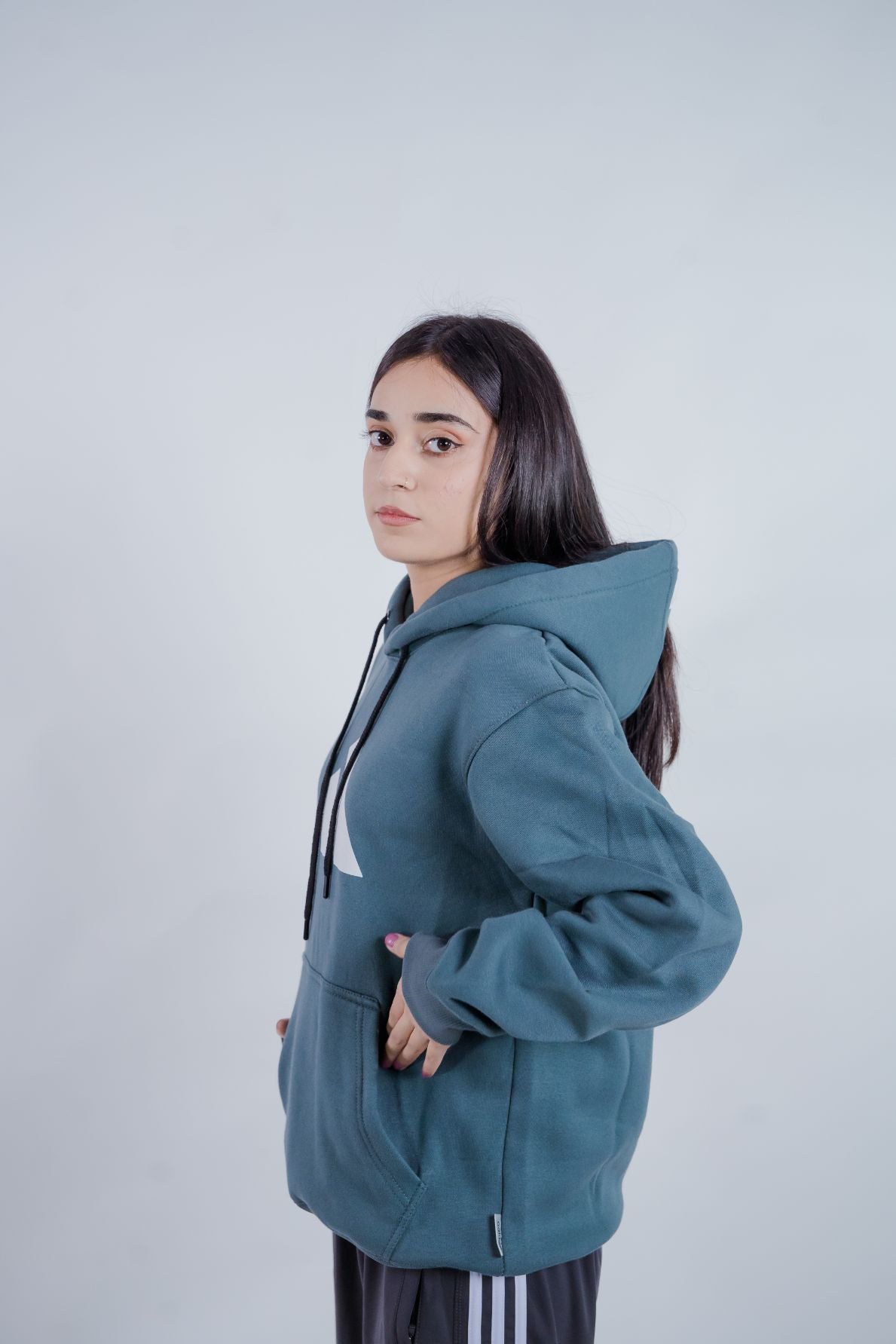 Premium Women’s Teal Hoodie – Soft, High Quality Daily Wear