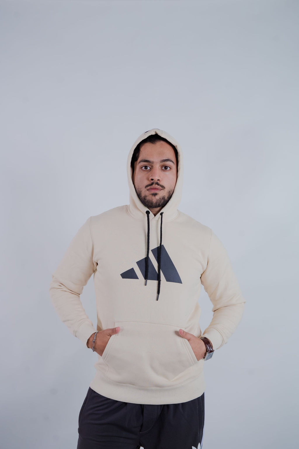 Premium Men’s Beige Hoodie – Soft, High Quality Daily Wear