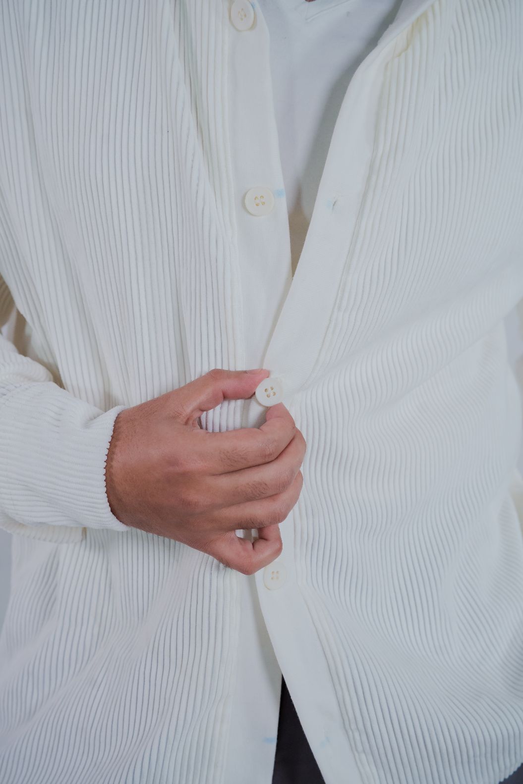 Corduroy Drop Shoulder Men's Shirt – Soft, Luxury Casual Wear