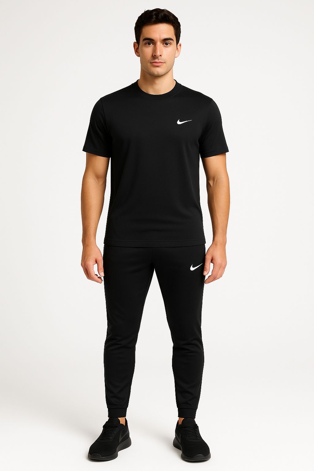Nik Super Premium Black Tracksuit for Men - Lightweight, Stretchable and Super Comfy