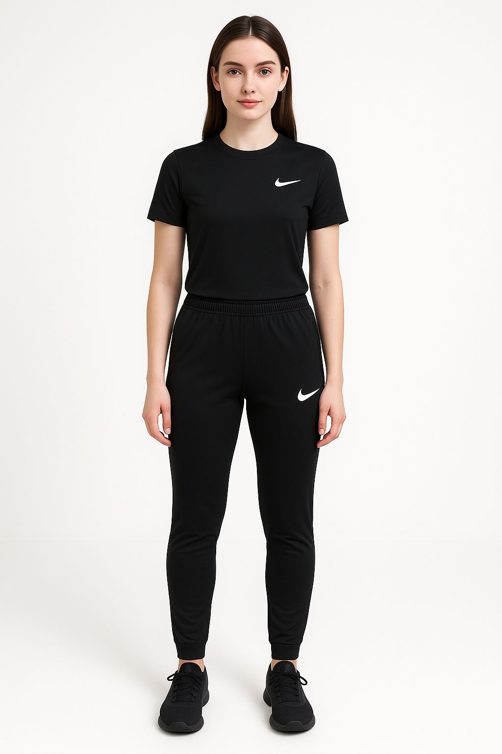Nik Super Premium Black Tracksuit for women - Lightweight, Stretchable and Super Comfy