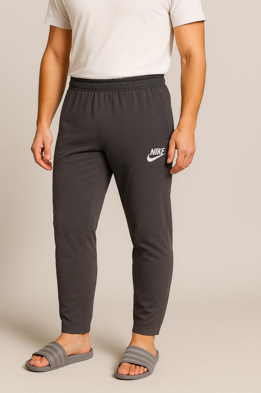 Nik Super Soft Charcoal Grey Trouser For Men - For Running, Gym and Casual Wear