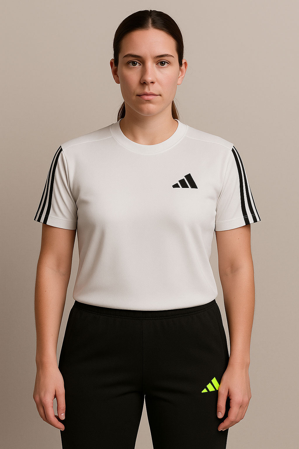 Adi Drifit Mesh T-Shirt for Women. Breathable Material
