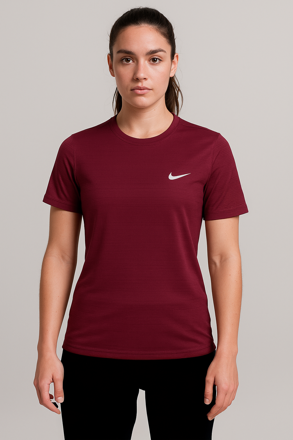 Nik Super Comfortable Drifit Textured T-Shirt for Women