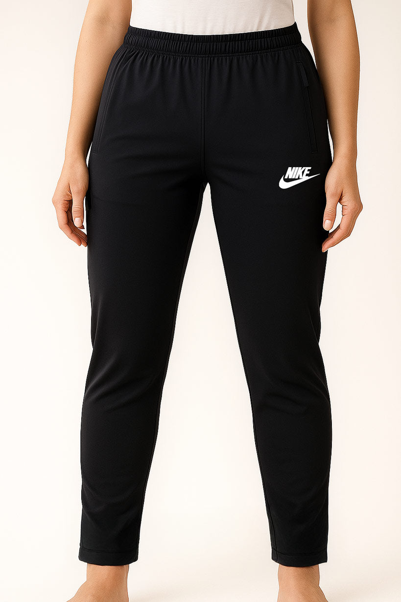 Nik Super Soft Black Trouser For Women - For Running, Gym and Casual Wear