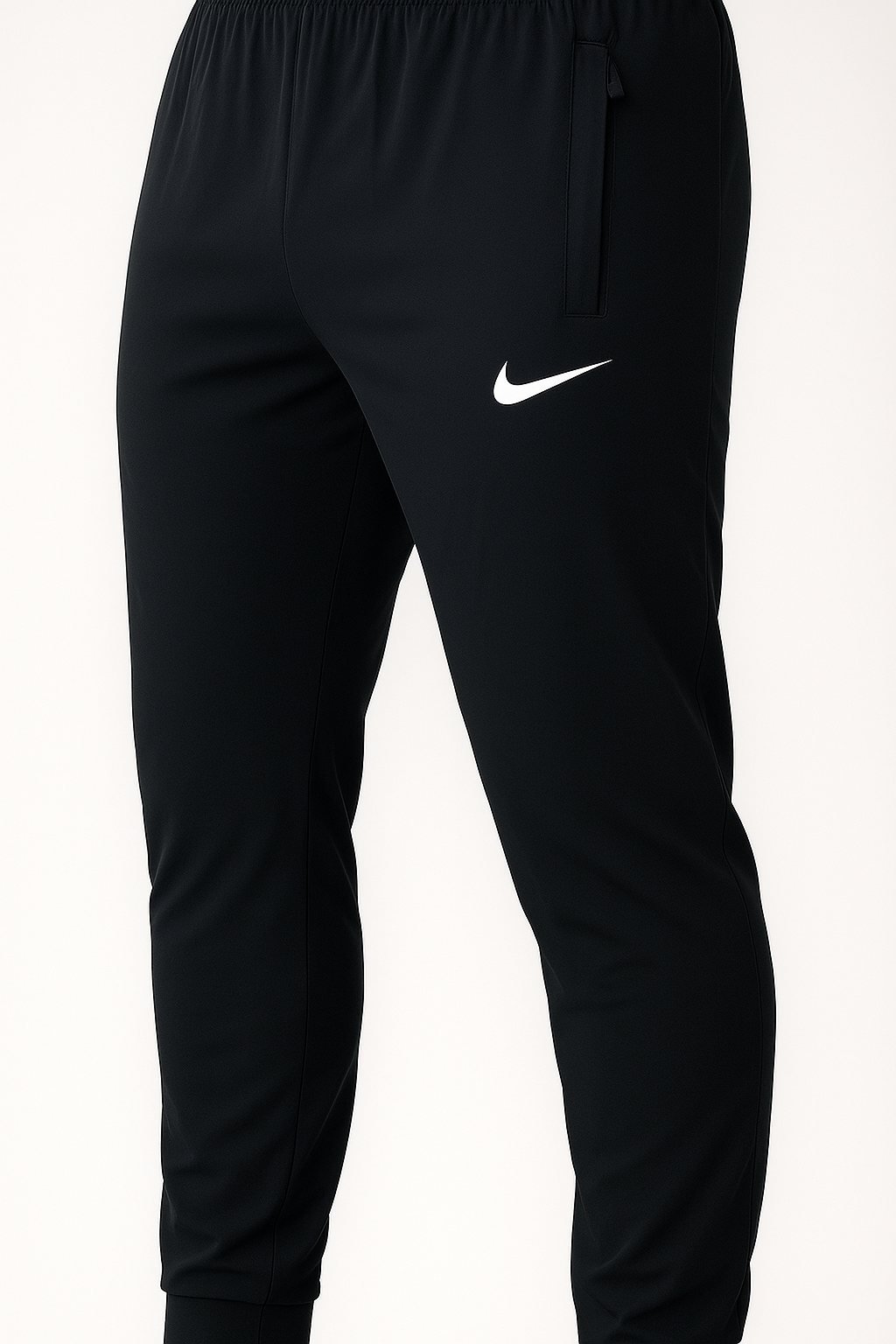 Nik Black Trouser For Men - For Running, Gym and Casual Wear