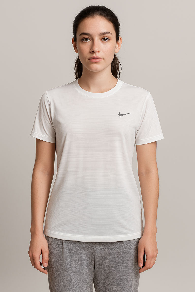 Nik Super Comfortable Drifit Textured T-Shirt for Women